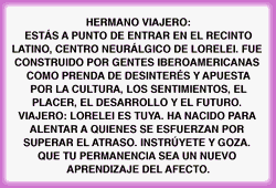 BIENVENIDO A LORELEI